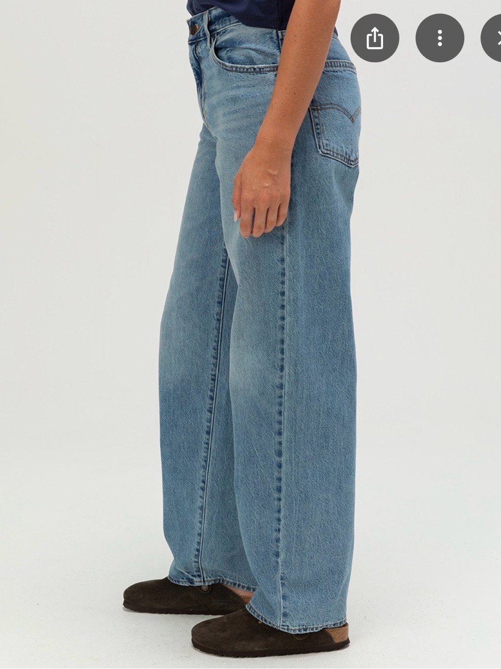 LEVI'S Premium Baggy Dad Womens Jeans - Easy Day - Picture 3 of 14